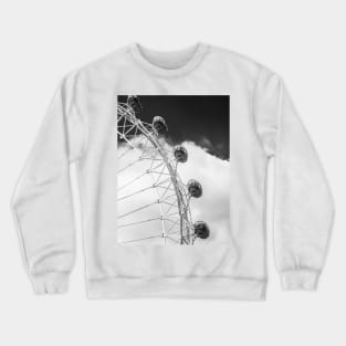 London Eye Pods in Monochrome Crewneck Sweatshirt